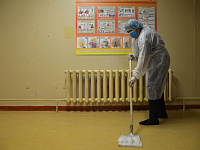 В школах Твери усилены меры дезинфекции во время каникул